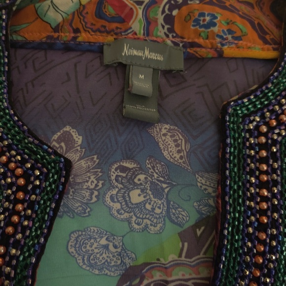 Multi-Colored Beaded Tunic - Picture 4 of 4